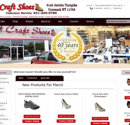 Craft shoe Store